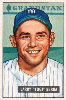 1951 Bowman #2 Yogi Berra Baseball Card