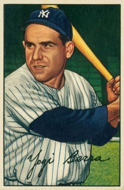 1952 Bowman #1 Yogi Berra Basketball Card