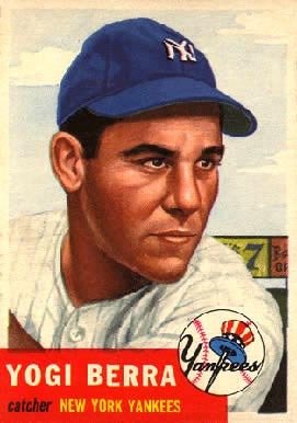 1953 Topps #104 Yogi Berra Baseball Card