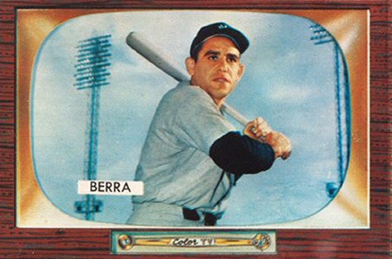 1955 Bowman #168 Yogi Berra Baseball Card