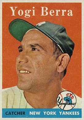 1958 Topps #370 Yogi Berra Baseball Card