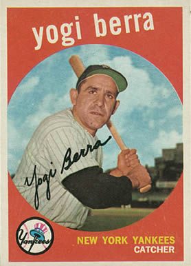 1959 Topps #180 Yogi Berra Baseball Cards