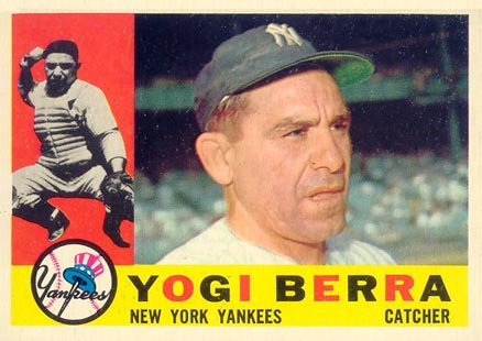 1960 Topps #480 Yogi Berra Baseball Card