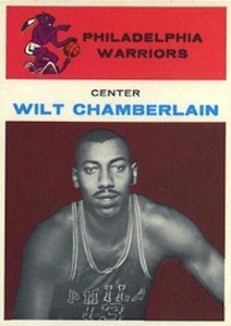 1961 Fleer #8 WIlt Chamberlain Rookie Card