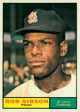 1961 Topps #211 Bob Gibson Baseball Card