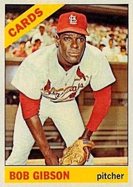 1966 Topps #320 Bob Gibson Baseball Card