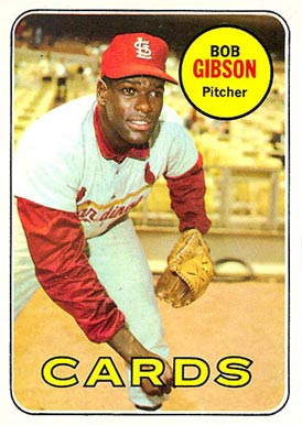 1969 Topps #200 Bob Gibson Baseball Card