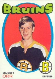 1971 Topps #100 Bobby Orr Hockey Card