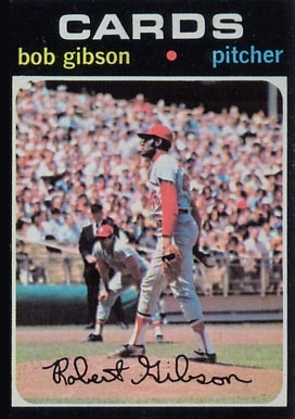 MLB 1969 Kelloggs XOGraph 3-D Baseball Card #17 Bob Gibson, St