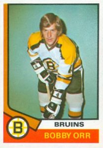 1974 Topps #100 Bobby Orr Hockey Card