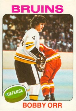 1975 O-Pee-Chee #100 Bobby Orr Hockey Card