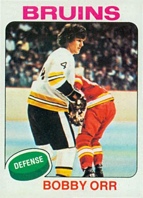 1975 Topps #100 Bobby Orr Hockey Card