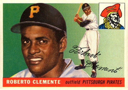 1955 Topps #164 Roberto Clemente Rookie Card 1955 Topps #164 Roberto Clemente Rookie Card