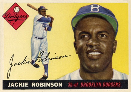 1955 Topps #50 Jackie Robinson Baseball Card