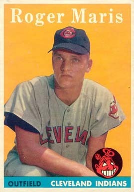1958 Topps #47 Roger Maris Rookie Card 1958 Topps #47 Roger Maris Rookie Card