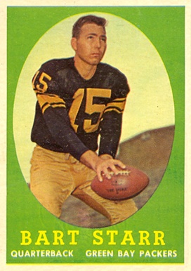 1958 Topps #66 Bart Starr Football Card