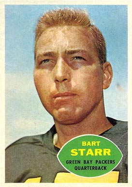 1960 Topps #51 Bart Starr Football Card