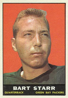 1961 Topps #39 Bart Starr Football Card