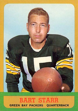 1963 Topps #86 Bart Starr Football Card