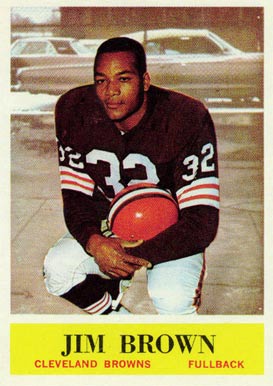 1964 Philadelphia #30 Jim Brown Football Card 1964 Philadelphia #30 Jim Brown Football Card