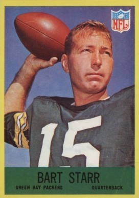 1967 Philadelphia #82 Bart Starr Football Card