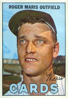 1967 Topps #45 Roger Maris Baseball Card 1967 Topps #45 Roger Maris Baseball Card