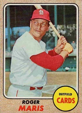 1968 Topps #330 Roger Maris Baseball Card