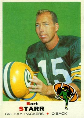 1969 Topps #215 Bart Starr Football Card