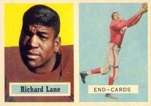 1957 Topps Dick Lane Rookie Card