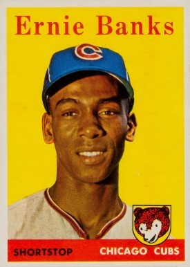 1958 Topps #310 Ernie Banks Baseball Card