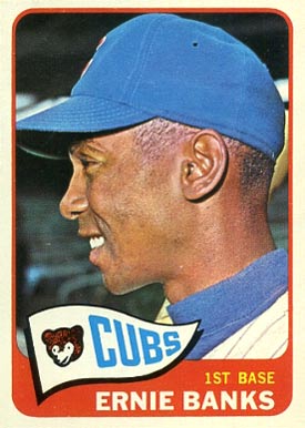 1965 Topps #510 Ernie Banks Baseball Card 1965 Topps #510 Ernie Banks Baseball Card