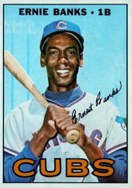 1967 Topps #215 Ernie Banks Baseball Card 1967 Topps #215 Ernie Banks Baseball Card