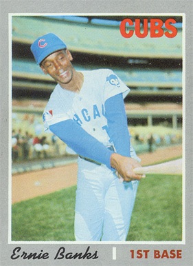 1970 Topps #630 Ernie Banks Baseball Card 1970 Topps #630 Ernie Banks Baseball Card