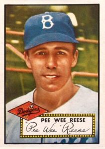 1952 Topps #333 Pee Wee Reese Baseball Card