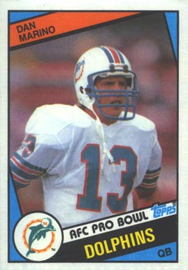 1984 Topps #123 Dan Marino Rookie Card 1984 Topps #123 Dan Marino Rookie Card
