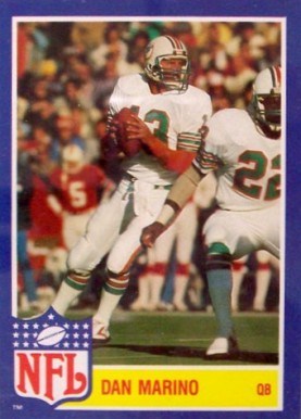 1984 Topps NFL Stickers #3 Dan Marino Card