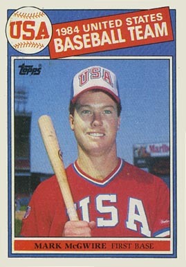 Image result for mark mcgwire ROOKIE