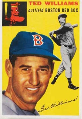 1956 TOPPS #5 TED WILLIAMS RED SOX*****REPRINT*****NM-MT  A BEAUTY 