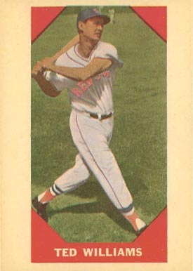 1960 Fleer Baseball Greats #72 Ted Williams Baseball Card