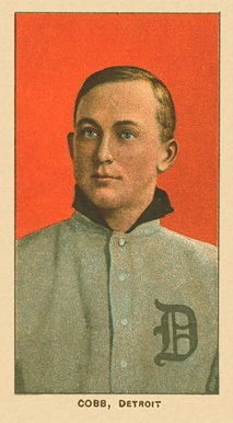1909-11 T206 Ty Cobb Baseball Card Red Portrait 1909-11 T206 Ty Cobb Baseball Card Red Portrait