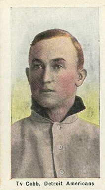 1911 M116 Sporting Life Ty Cobb Baseball Card With Pastel Background 1911-M116-Sporting-Life-Ty-Cobb-Baseball-Card-With-Pastel-Background