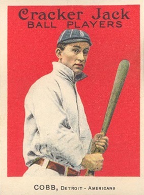 1915 Cracker Jack Ty Cobb Baseball Card