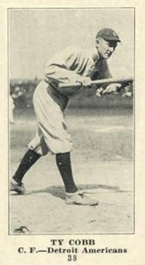 1916 M101-4 Sporting News Ty Cobb Baseball Card