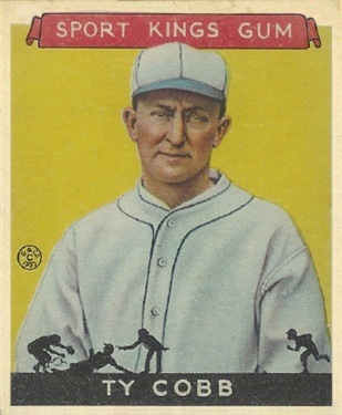 1933 Goudey Sport Kings #1 Ty Cobb Baseball Card 1933 Goudey Sport Kings #1 Ty Cobb Baseball Card