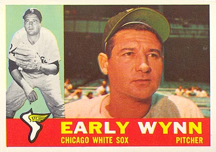 1960 Topps #1 Early Wynn Baseball Card 1960 Topps #1 Early Wynn Baseball Card