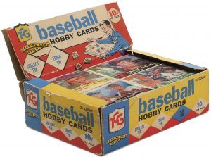 1960 Topps Baseball Card 2nd Series Cello Box