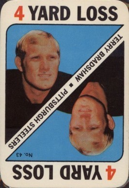 1971 Topps Game Cards #43 Terry Bradshaw Card