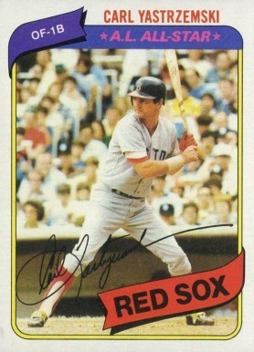 1980 Topps #720 Carl Yastrzemski Baseball Card