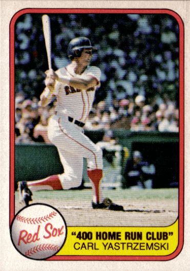 1981 Fleer #638 Carl Yastrzemski Baseball Card