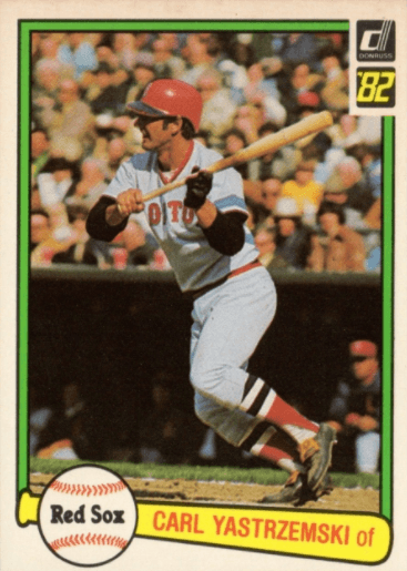 1982 Donruss #74 Carl Yastrzemski Baseball Card